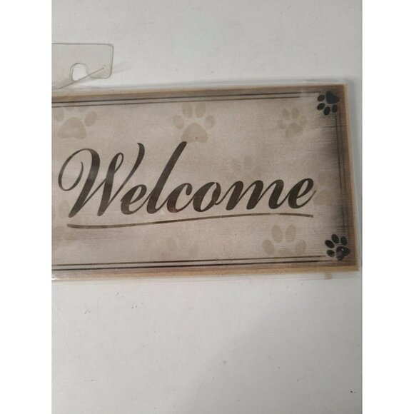Wooden Rectangle Hanging Sign Dog Size 4x12" - Picture 3 of 7